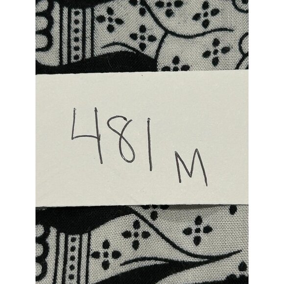 Boutique Black White Elephant Print Spaghetti Strap Top Sz Small - Picture 9 of 9